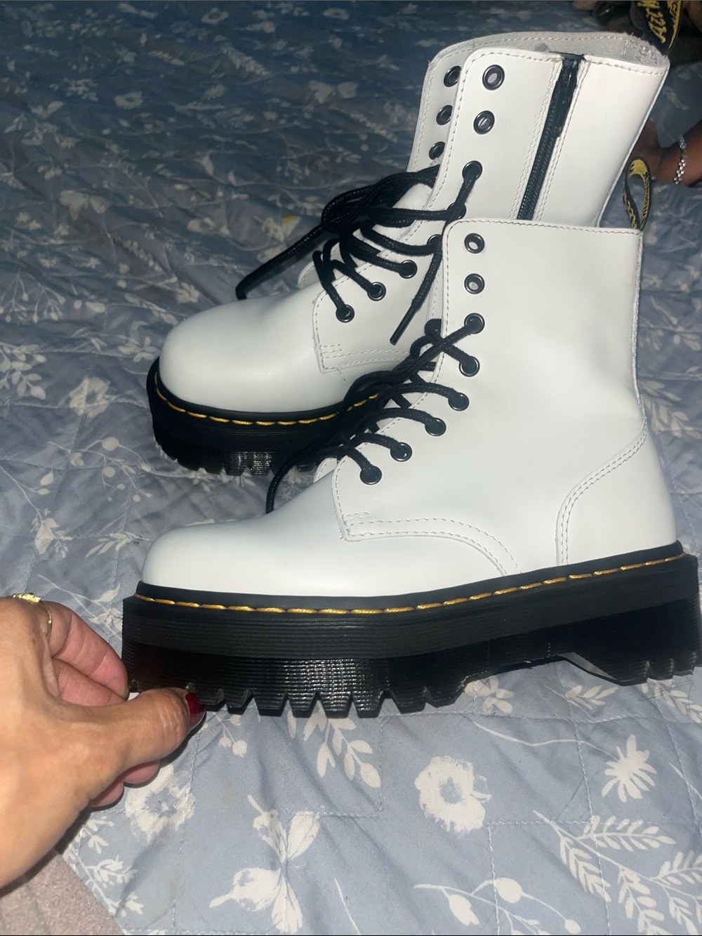 Dr Marten Jadon platform boots